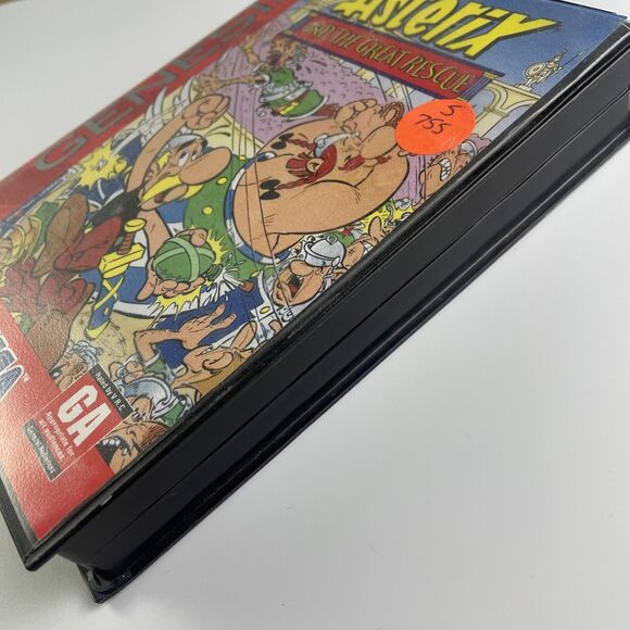 Asterix and the Great Rescue Sega Genesis 1994 Cartridge and Case - Picture 14 of 15